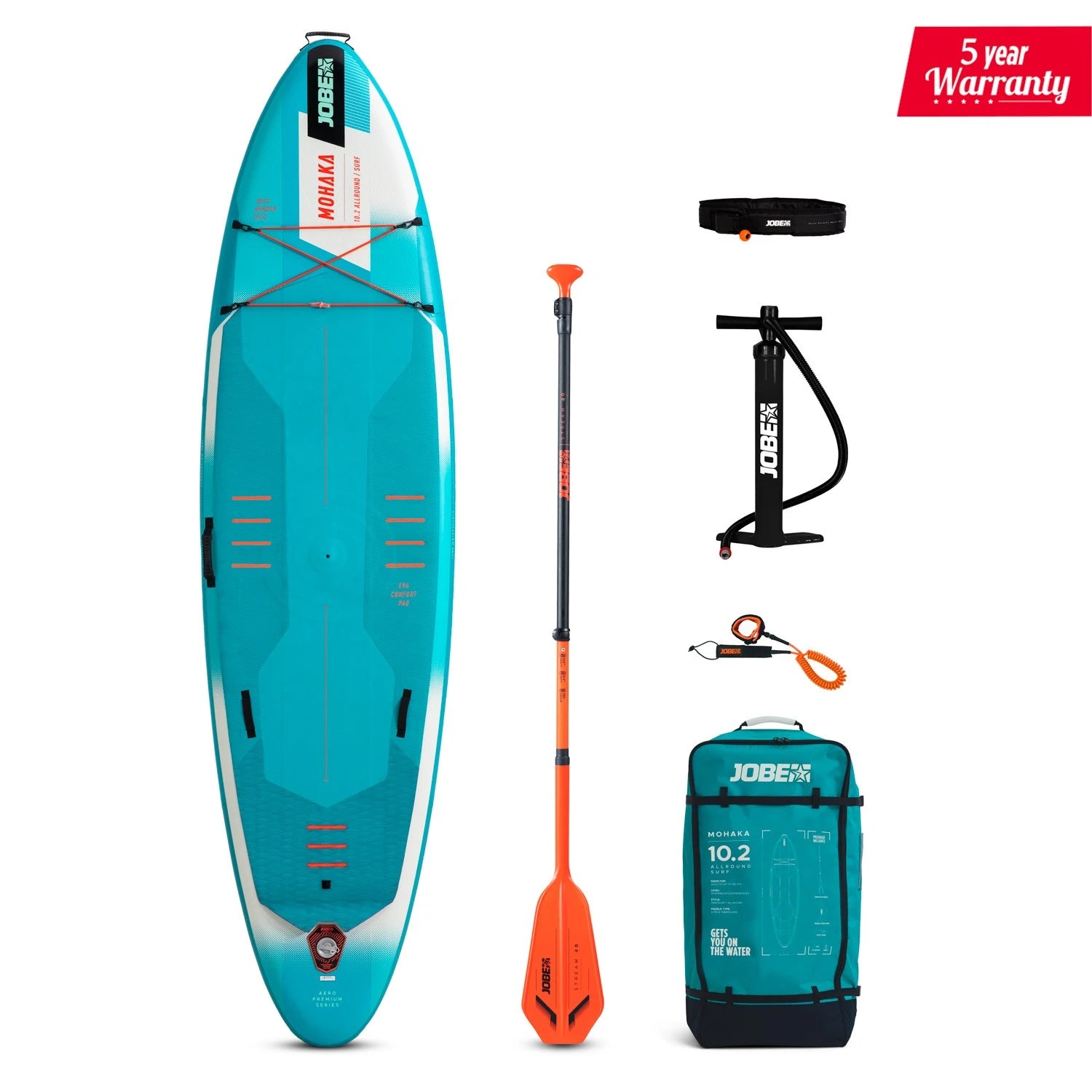 Jobe Mohaka 10.2 Inflatable Paddle Board Package-1