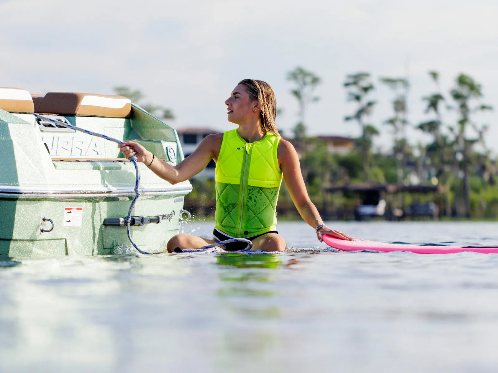 Follow Vest ATHENA - Fluro Yellow-6