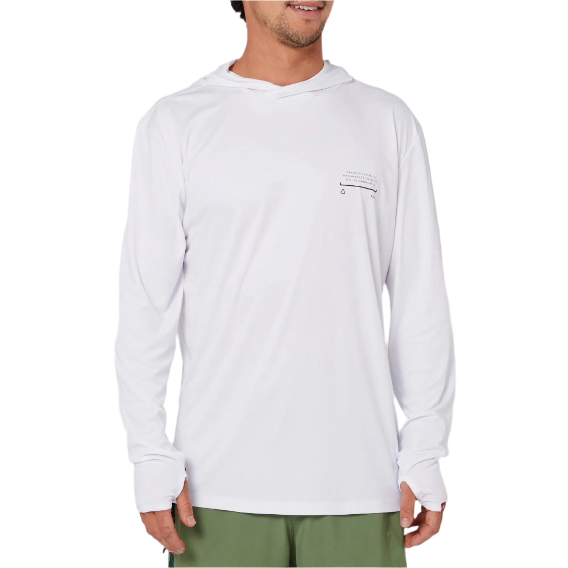 Follow Sun Hood L/S - White-1