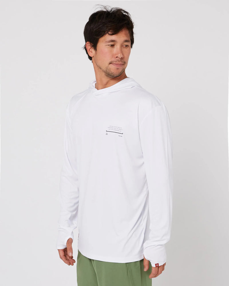 Follow Sun Hood L/S - White-4
