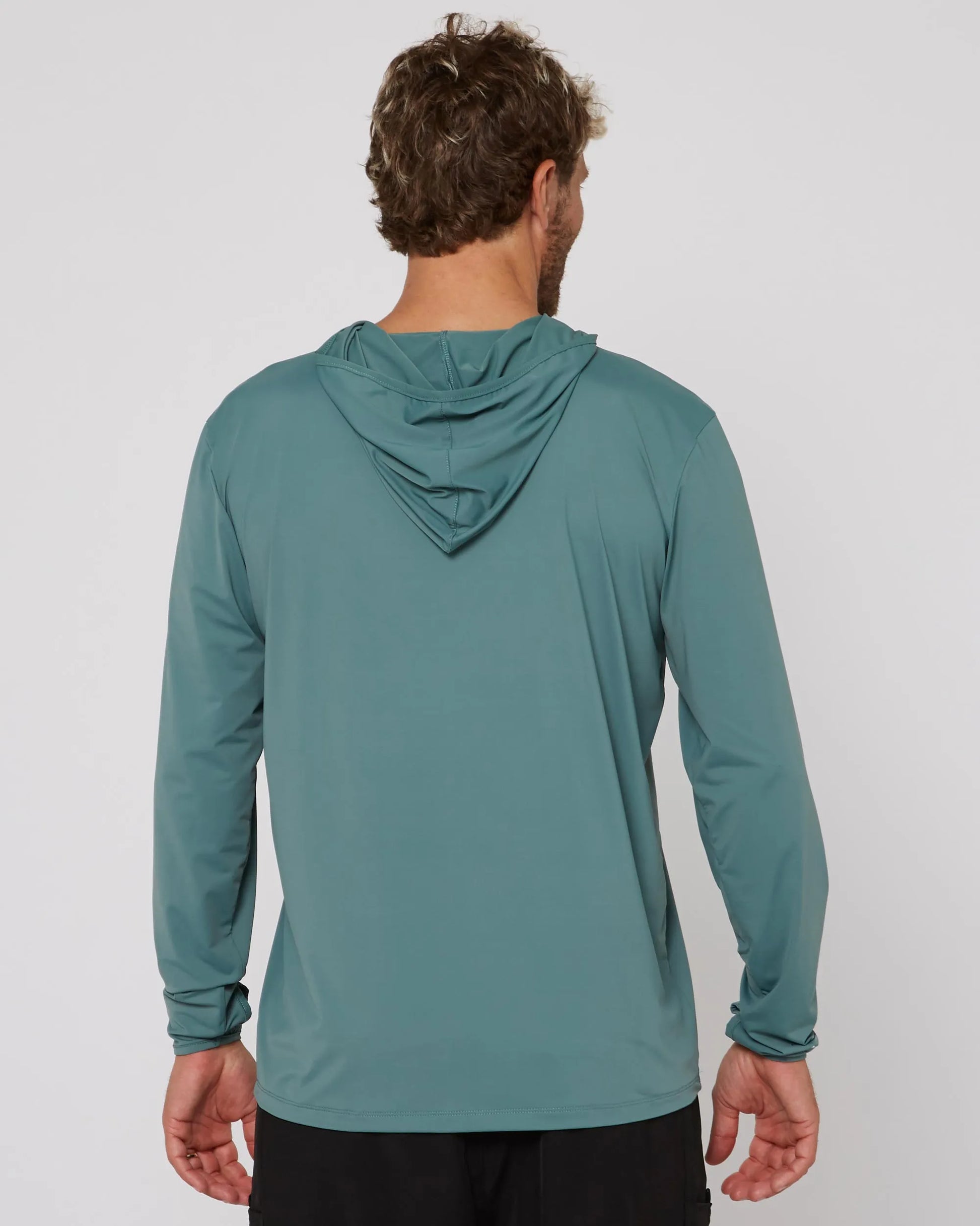 Follow Water Hood L/S - Olive-4