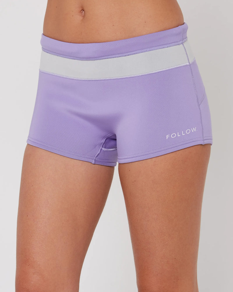 Follow Ladies Wetsuit Short - Purple-1
