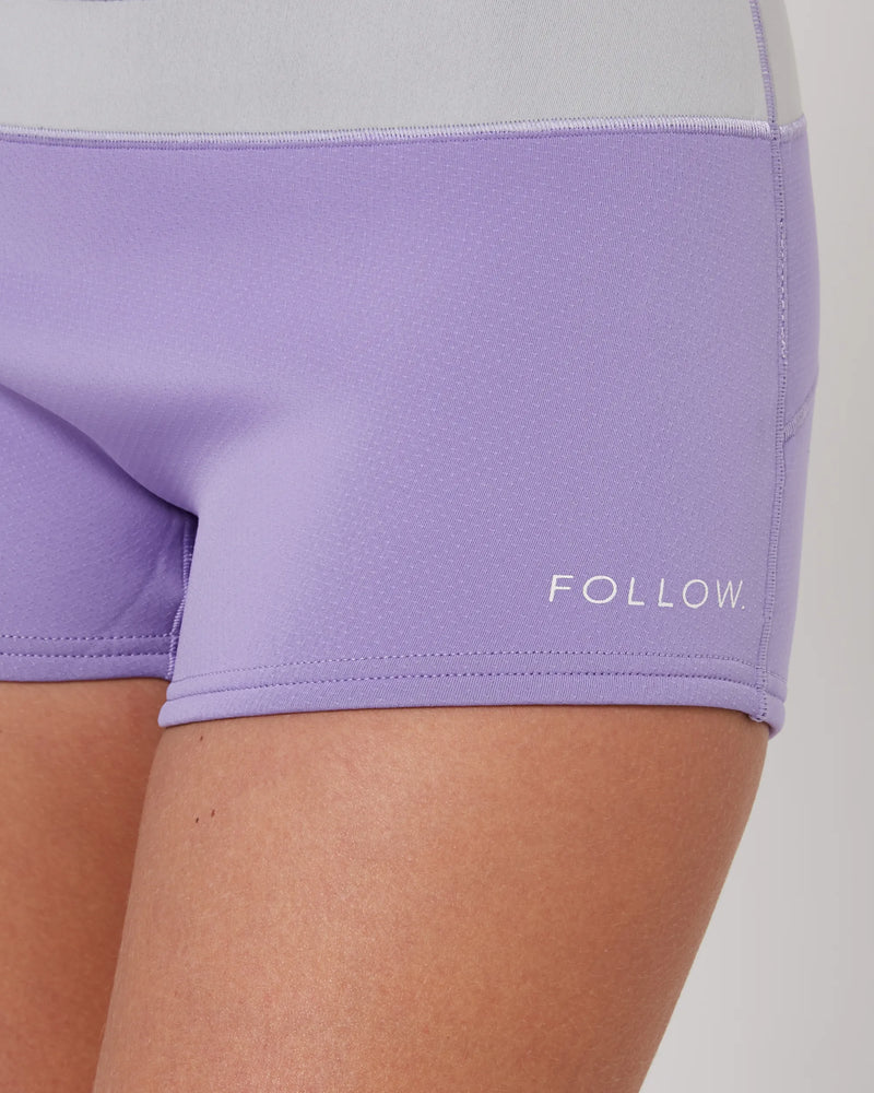 Follow Ladies Wetsuit Short - Purple-3
