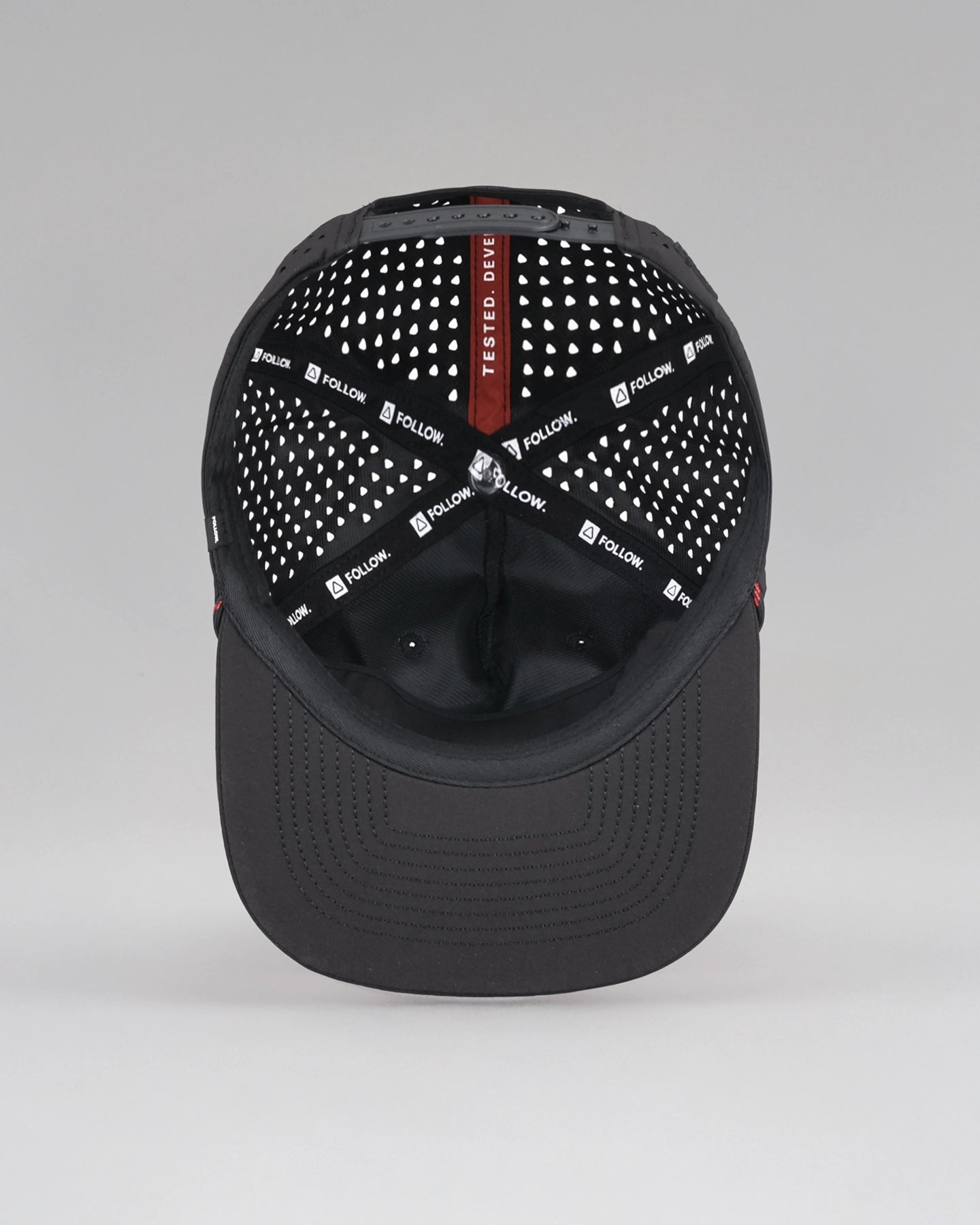 Follow Captain Hat - Black-6