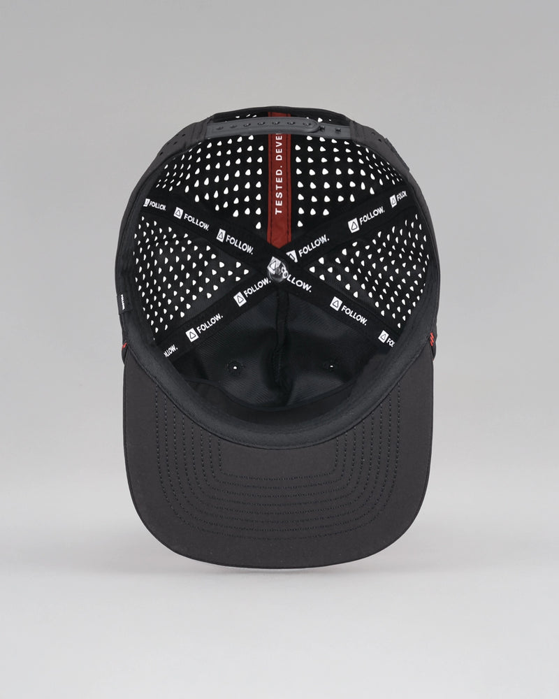 Follow Captain Hat - Black-6