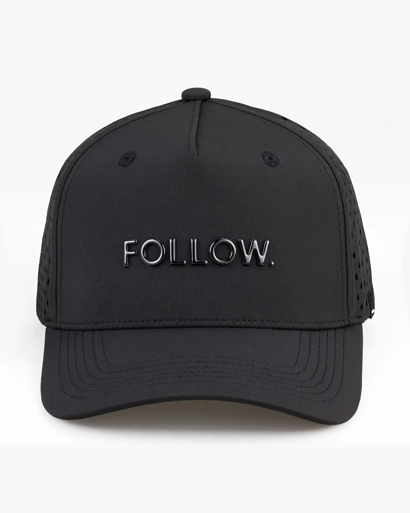 Follow Curved A-Frame Cap - Black-3