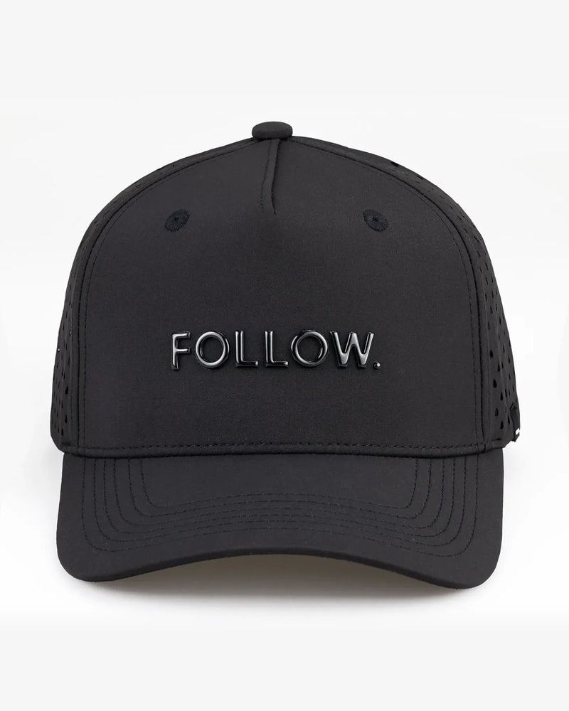 Follow Curved A-Frame Cap - Black-3