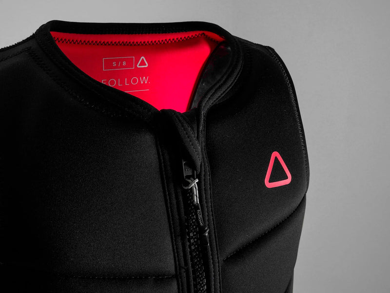 Follow Vest CORP Ladies  Black Pink