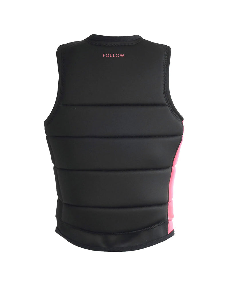 Follow Vest CORP Ladies  Black Pink