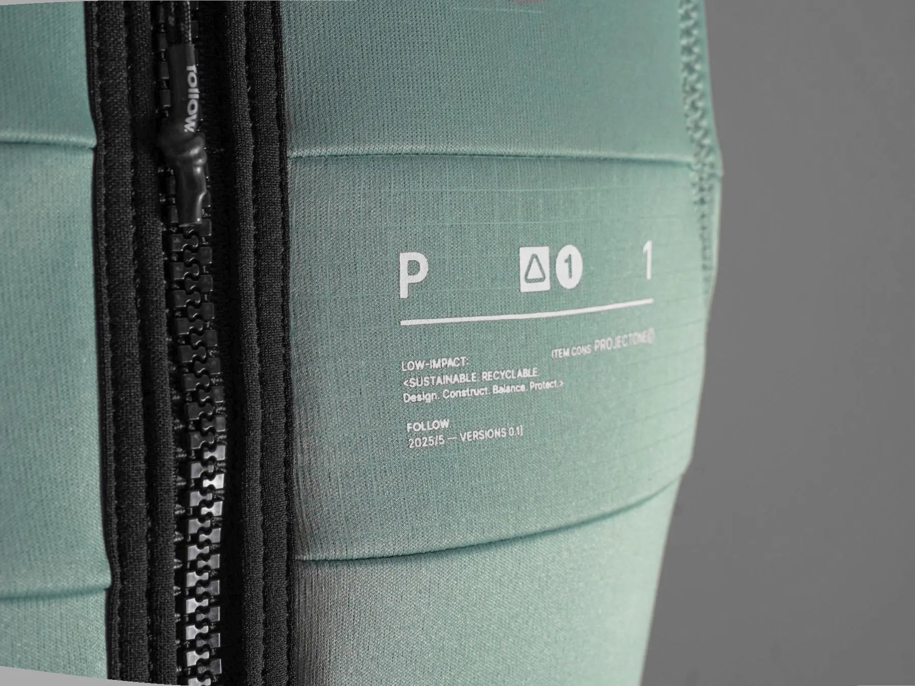 Follow Vest Project One  Mint