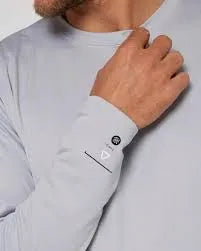 Follow Water tee L/S Grey