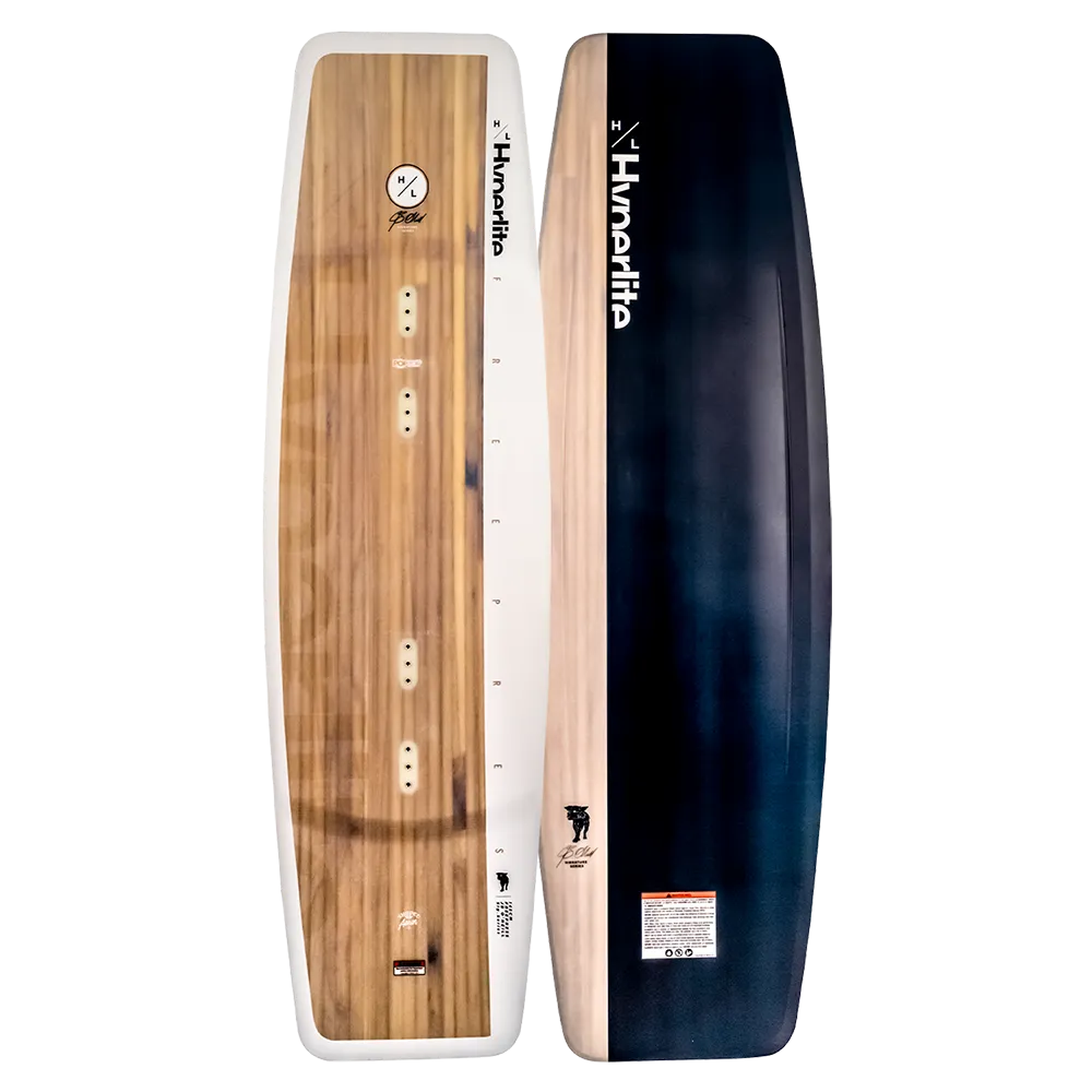 Hyperlite Wakeboard FREEPRESS 2025 - Premium men's wakeboard featuring advanced design for optimal performance and control on water.