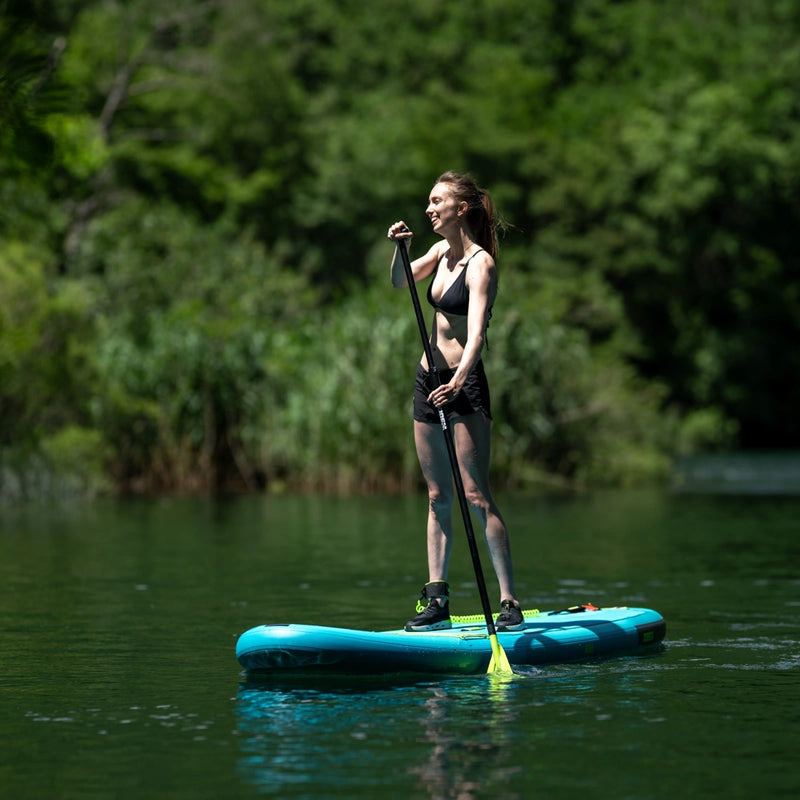 Durable and stable Jobe Aero Nera SUP Board 10.6 Package for water adventures