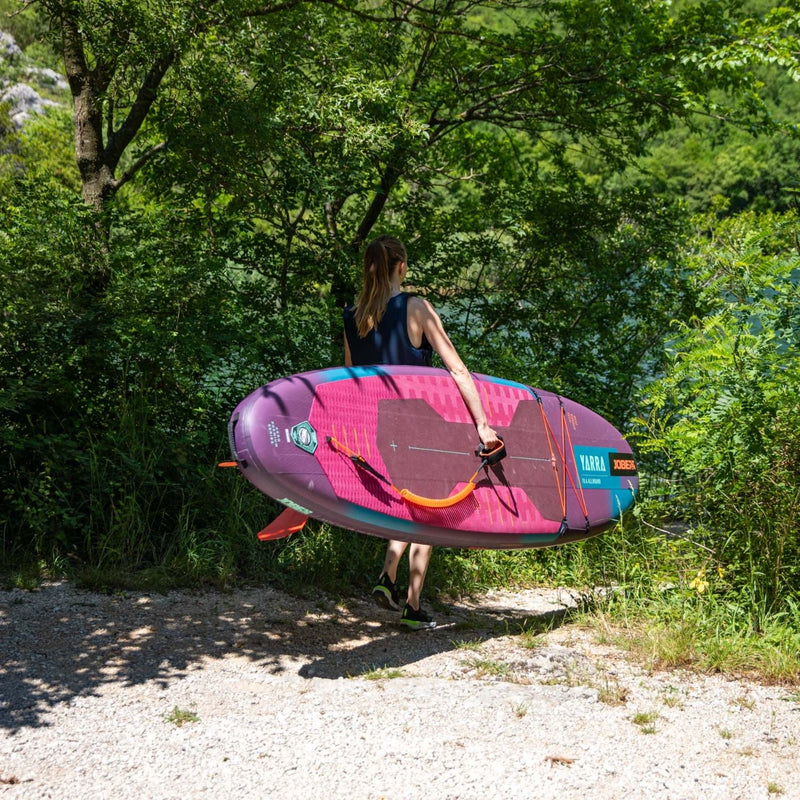 Jobe Aero Yarra SUP Board 10.6 Package - Purple, premium inflatable paddleboard