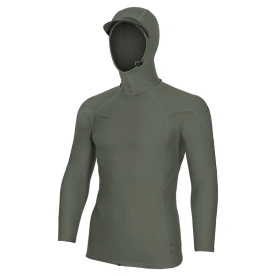 Mens rashguard O'Neill Hyperfreak Skins L/S with Hoody 