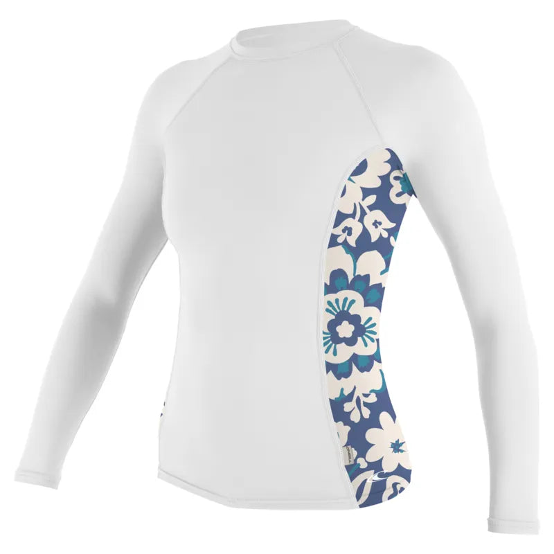 O’Neill SIDE PRINT L/S rash guard women