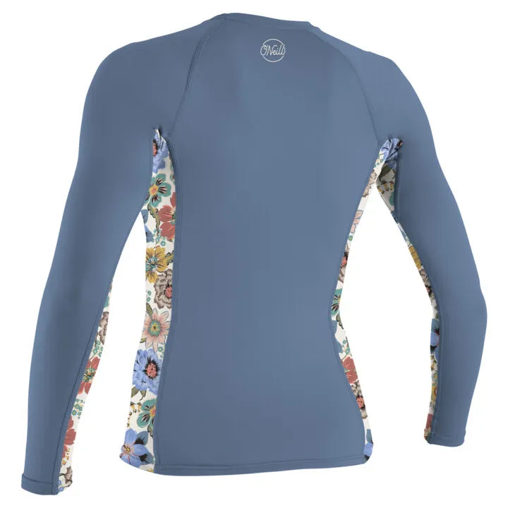 O’Neill SIDE PRINT L/S rash guard women