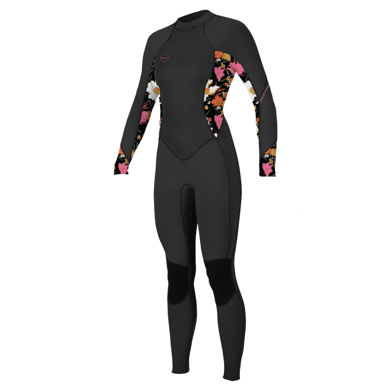 O’Neill Women’s BAHIA 3/2mm Back Zip Full Wetsuit – stylish, flexible, and warm wetsuit designed for ultimate comfort in the water.