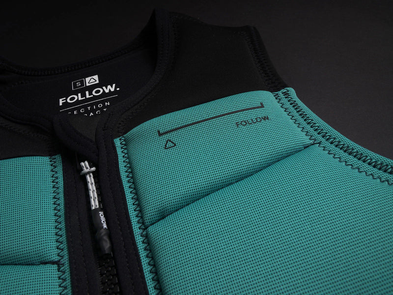 The Follow Section Life Vest is suitable for all type of bodies! Bring this vest for you next wakeboard or SUP trip!