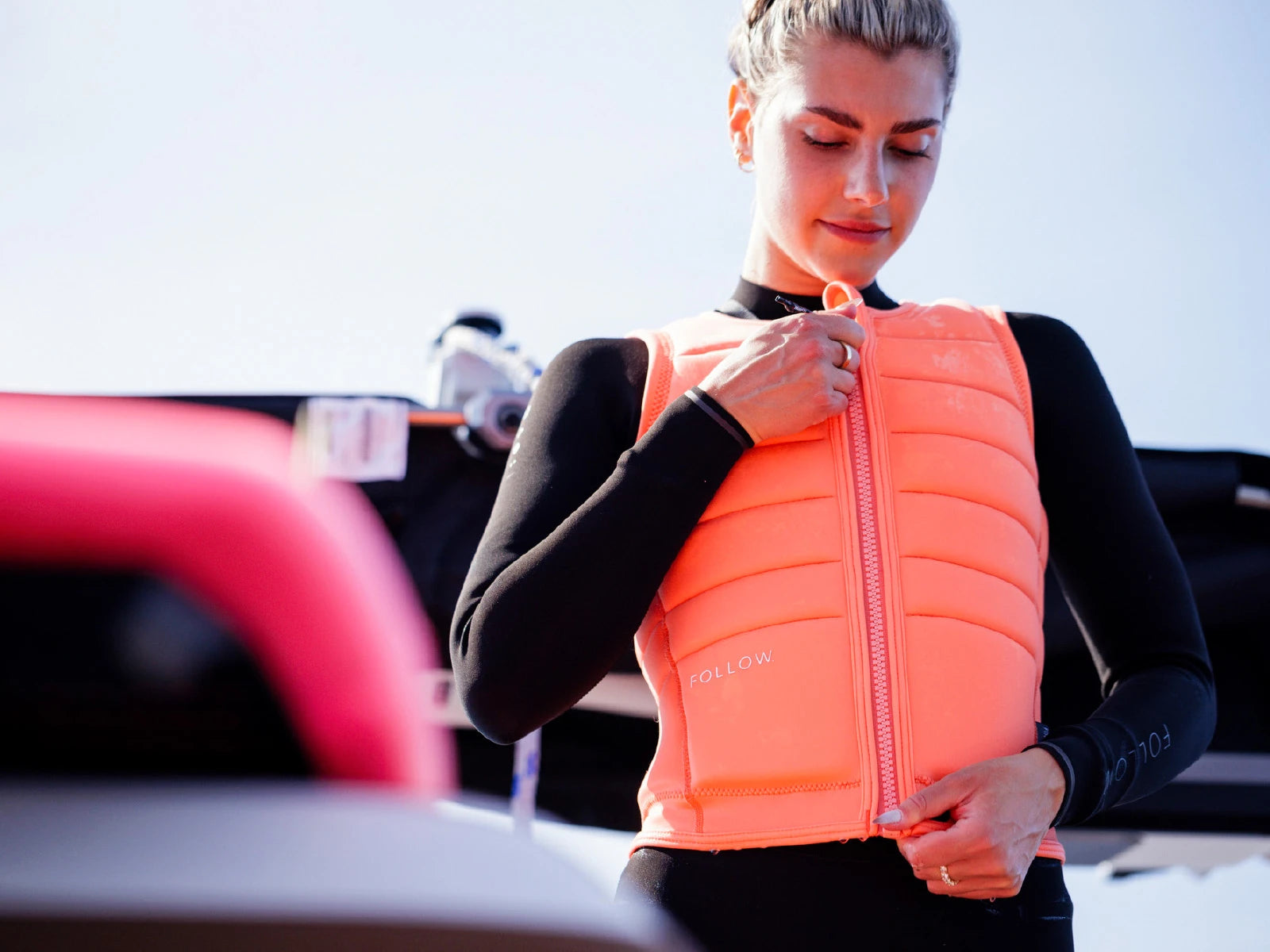 The all new Follow Total vest for Women is the most beautiful sight on the water (apart from who wears it). Get your today at Weshbo!