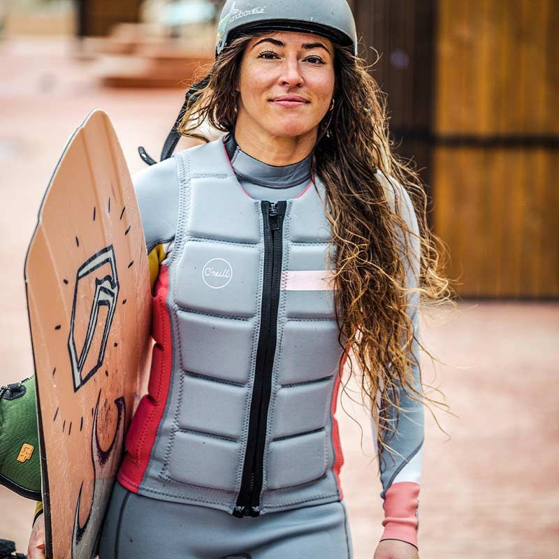 O’Neill Women's BAHIA Comp Vest – lightweight, flexible, and stylish impact vest designed for performance and comfort on the water.