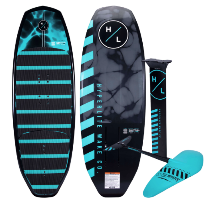 Hyperlite Wake-Foil-SHUTTLE-Board mit BOOSTER 1300-Foil-Komplettpaket-1